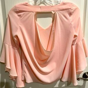 Beautiful Salmon Pink blouse. Size S.